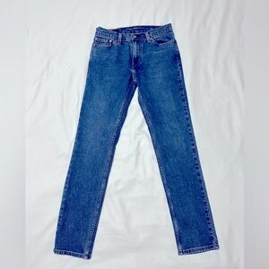 Levi's Straight Leg Jeans in Classic Blue Denim